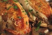 Piept de gaina cu ciuperci