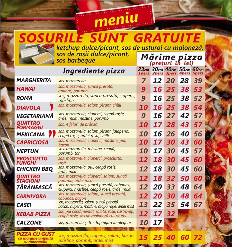 pizza tecuci